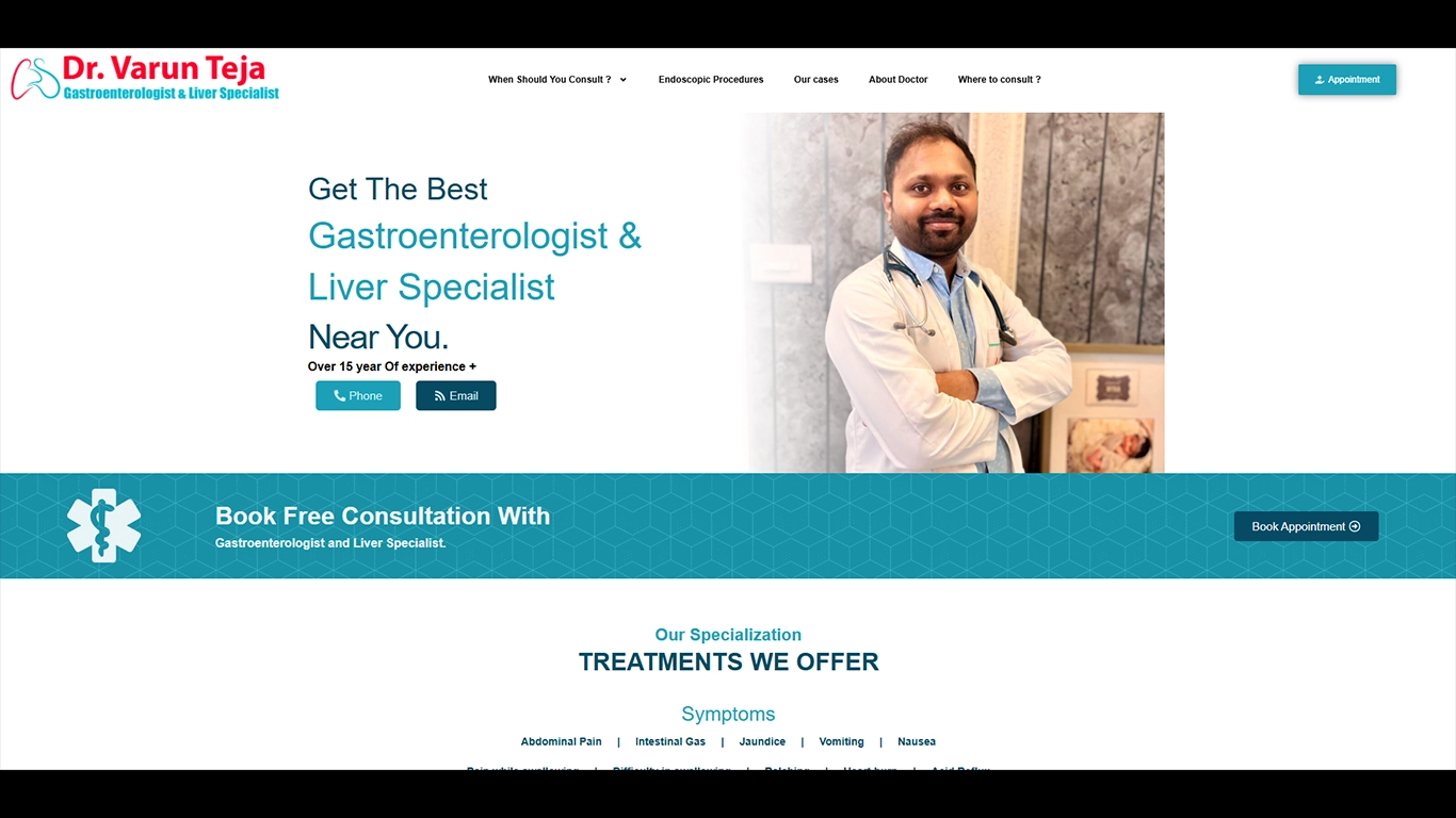 Specialist Medical Practice Portal Showcase